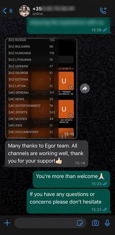 Premium IPTV services